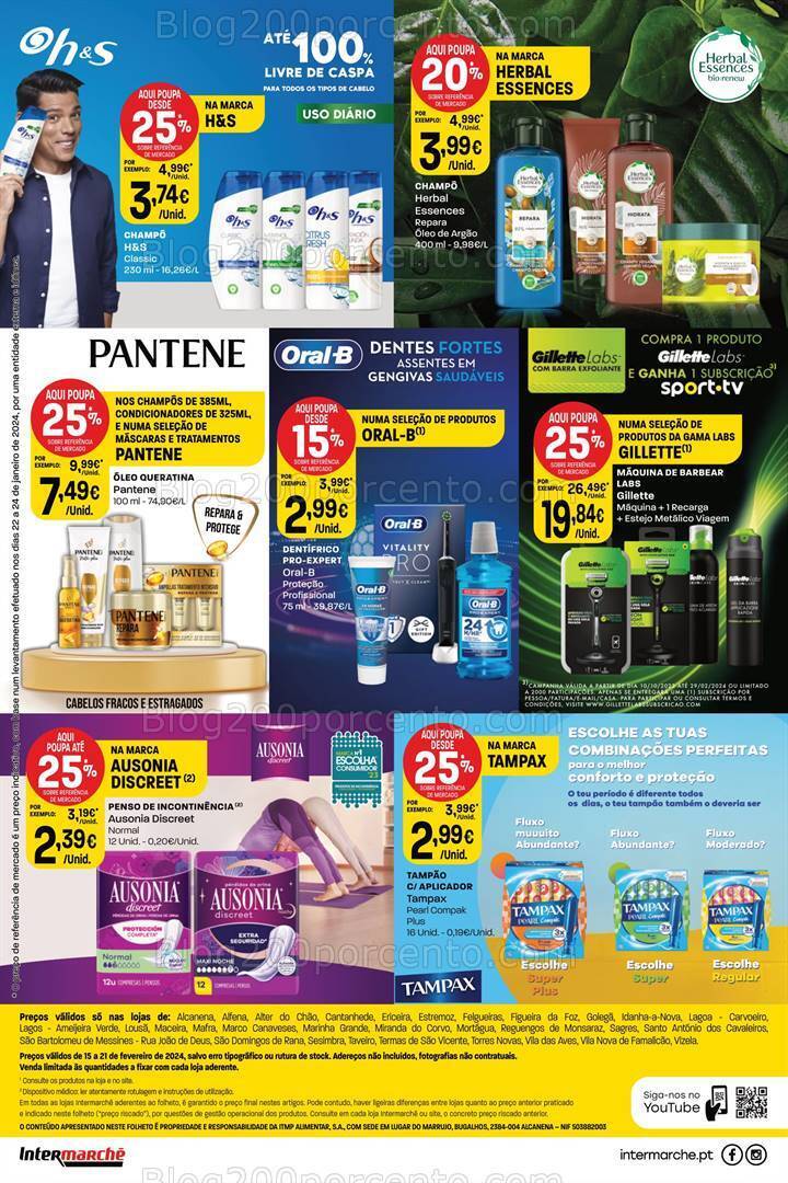 Antevisão Folheto INTERMARCHÉ Higiene Promoções de 15 a 21 fevereiro