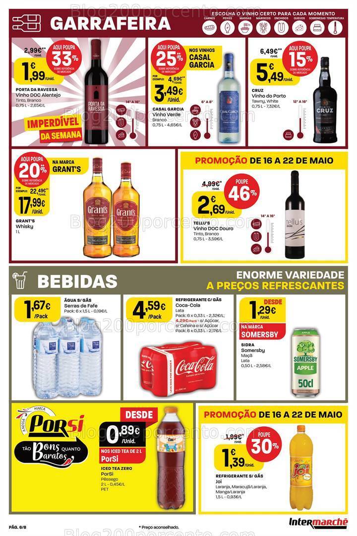 Antevisão Folheto INTERMARCHÉ Mini Promoções de 16 a 22 maio
