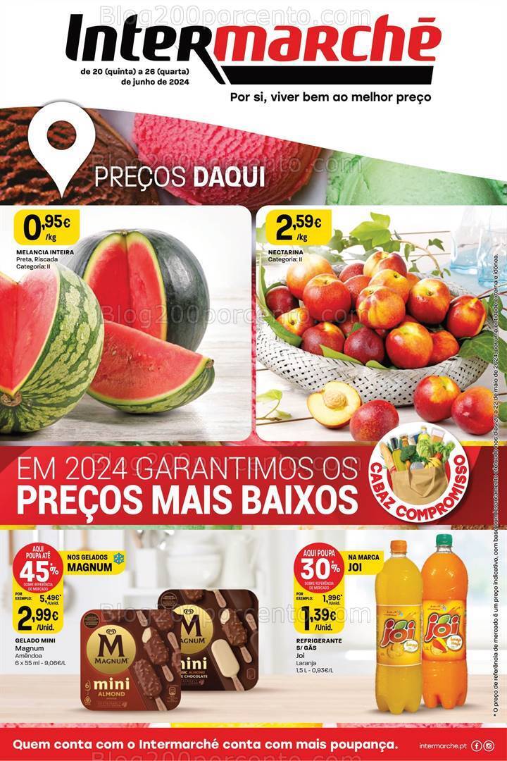 Antevisão Folheto INTERMARCHÉ Mini Promoções de 20 a 26 junho