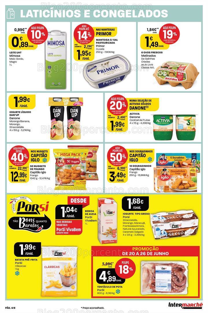 Antevisão Folheto INTERMARCHÉ Mini Promoções de 20 a 26 junho