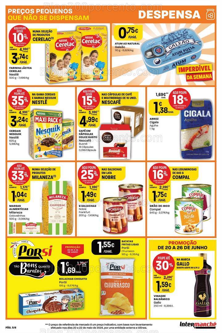 Antevisão Folheto INTERMARCHÉ Mini Promoções de 20 a 26 junho