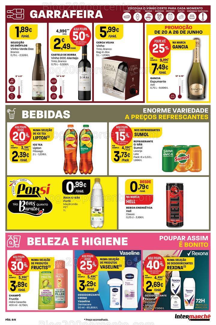 Antevisão Folheto INTERMARCHÉ Mini Promoções de 20 a 26 junho