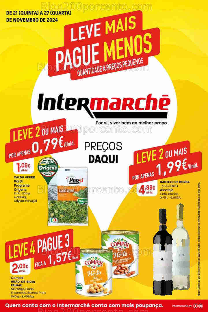 Antevisão Folheto INTERMARCHÉ Mini Promoções de 21 a 27 novembro