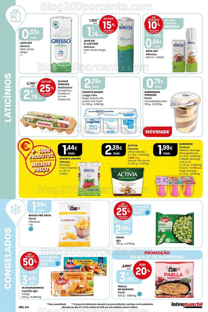 Antevisão Folheto INTERMARCHÉ Mini Promoções de 21 a 27 novembro