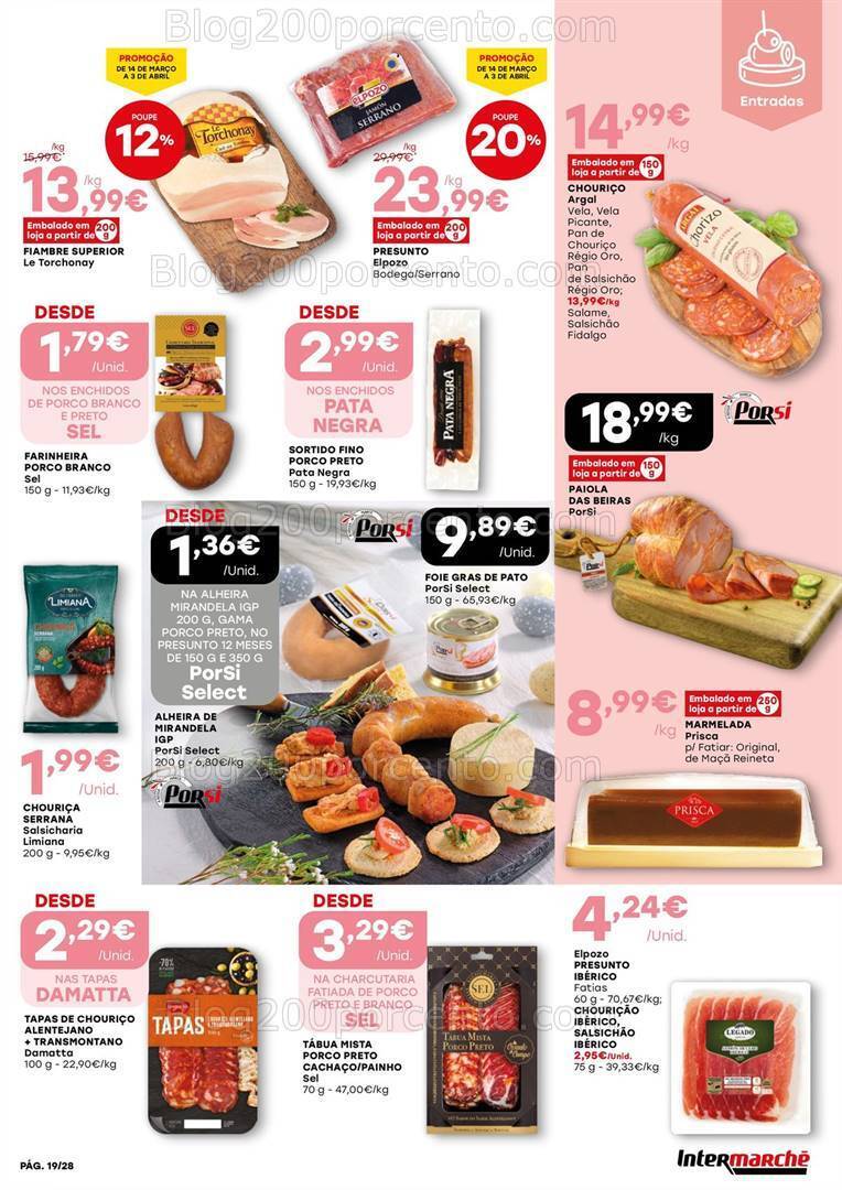 Antevisão Folheto INTERMARCHÉ Especial Páscoa Promoções de 14 março a 3 abril