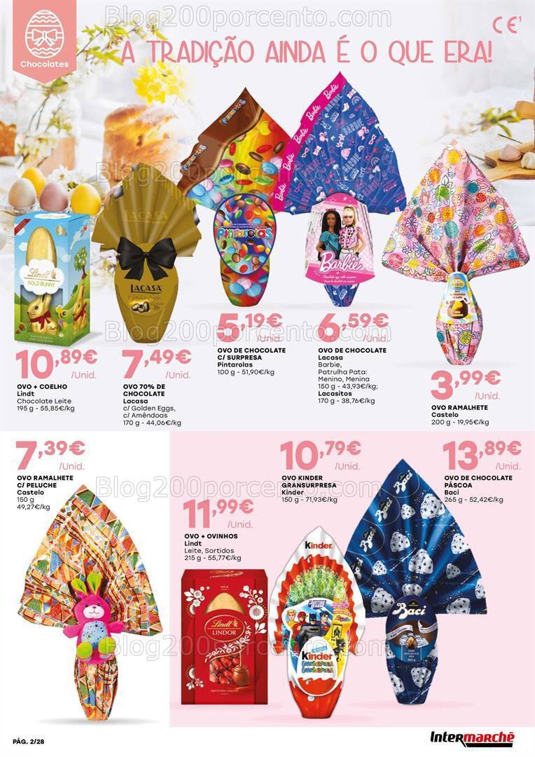 Antevisão Folheto INTERMARCHÉ Especial Páscoa Promoções de 14 março a 3 abril
