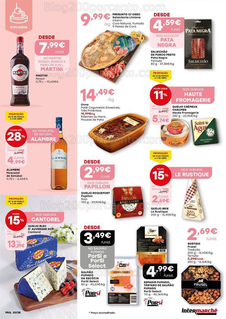 Antevisão Folheto INTERMARCHÉ Especial Páscoa Promoções de 14 março a 3 abril