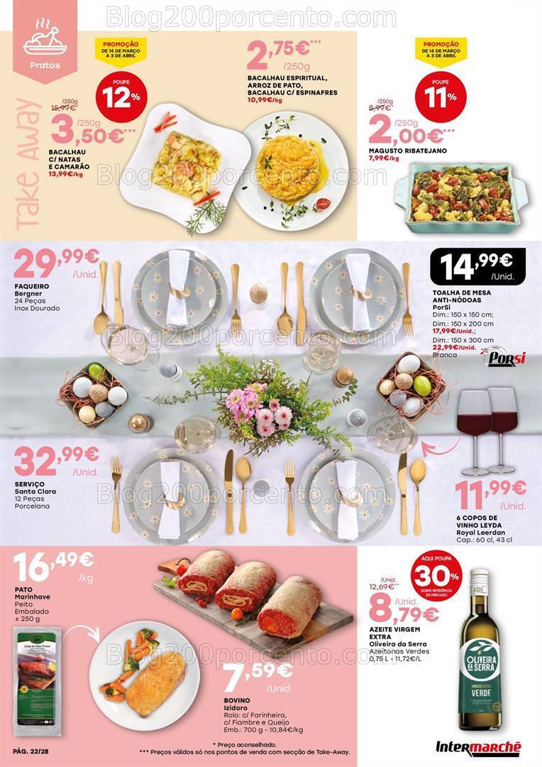 Antevisão Folheto INTERMARCHÉ Especial Páscoa Promoções de 14 março a 3 abril