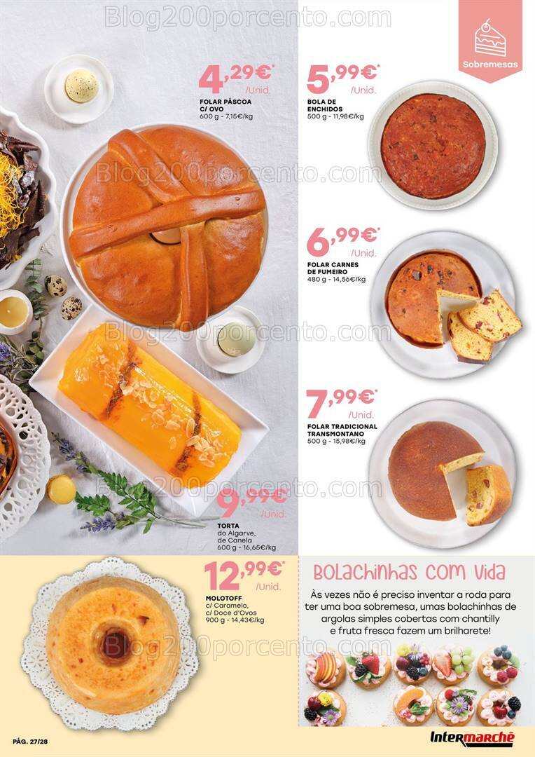 Antevisão Folheto INTERMARCHÉ Especial Páscoa Promoções de 14 março a 3 abril
