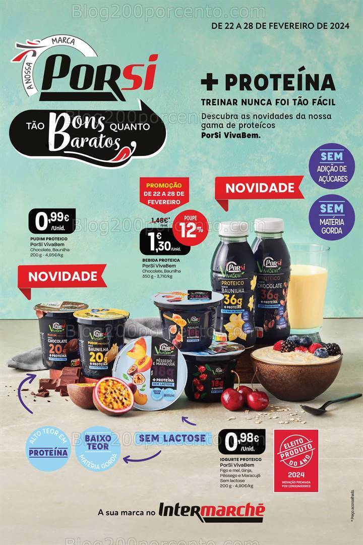 Antevisão Folheto INTERMARCHÉ Porsi Promoções de 22 a 28 fevereiro