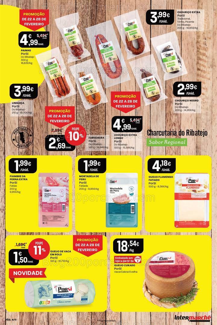 Antevisão Folheto INTERMARCHÉ Porsi Promoções de 22 a 28 fevereiro