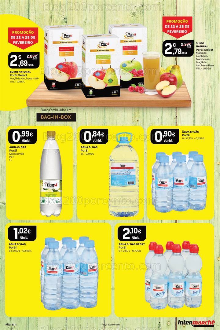 Antevisão Folheto INTERMARCHÉ Porsi Promoções de 22 a 28 fevereiro