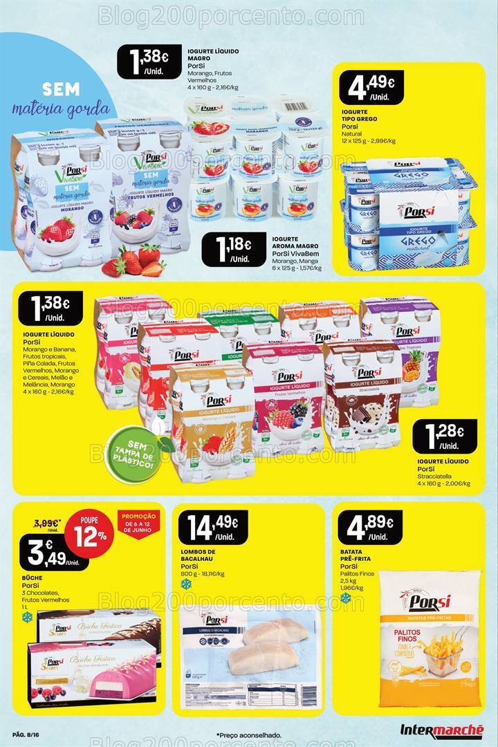Antevisão Folheto INTERMARCHÉ Especial Porsi Promoções de 6 a 12 junho