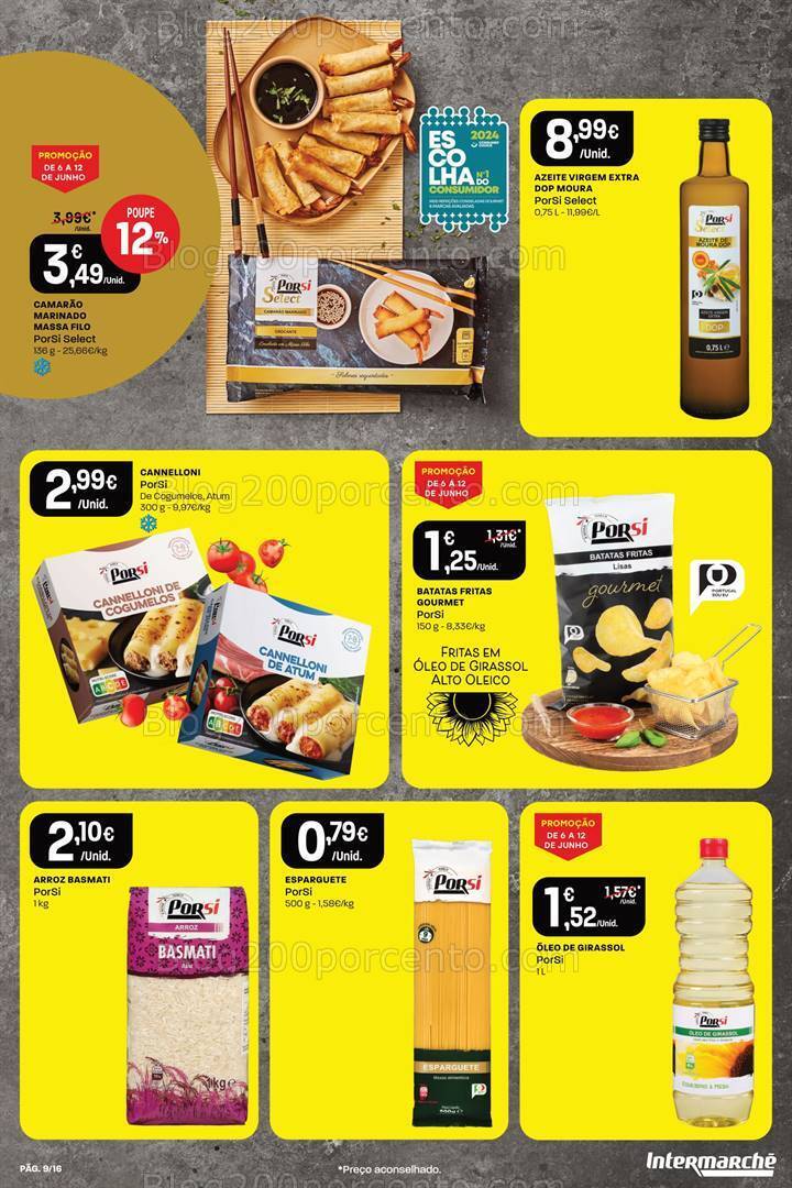 Antevisão Folheto INTERMARCHÉ Especial Porsi Promoções de 6 a 12 junho