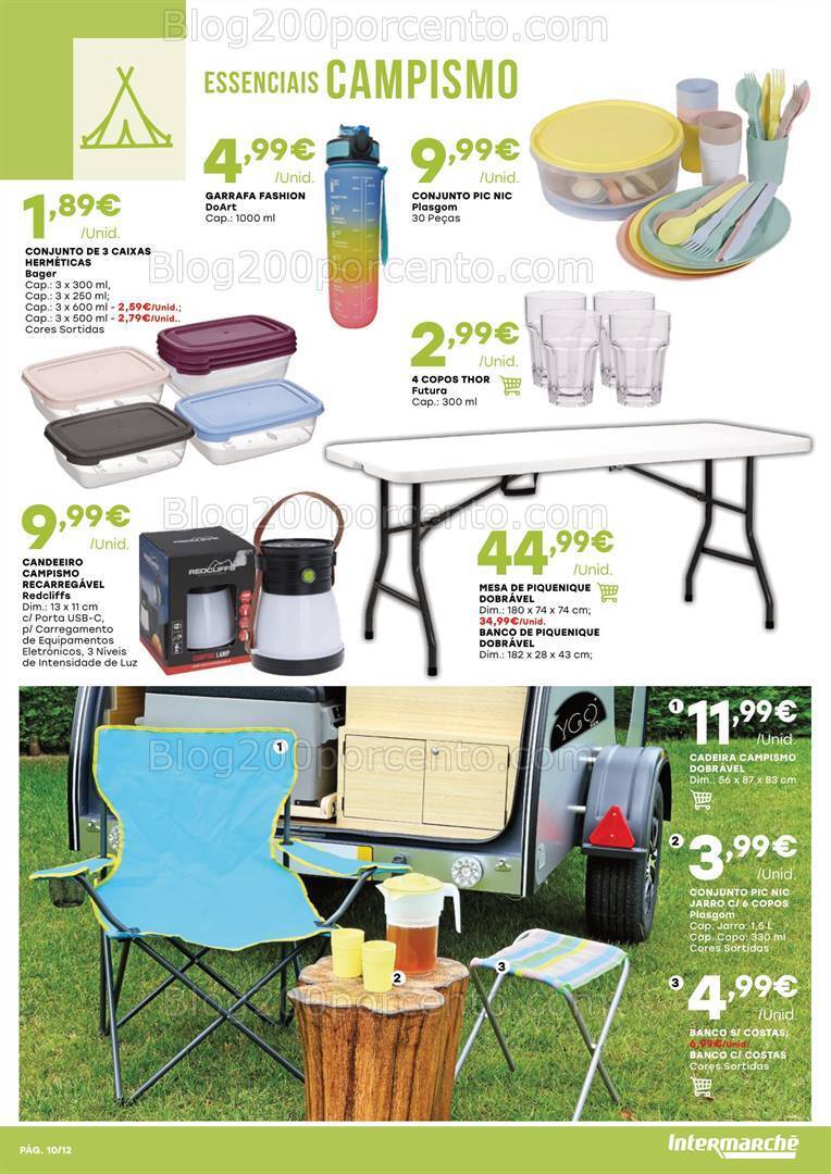Antevisão Folheto INTERMARCHÉ Praia e Campismo Promoções de 13 junho a 7 agosto