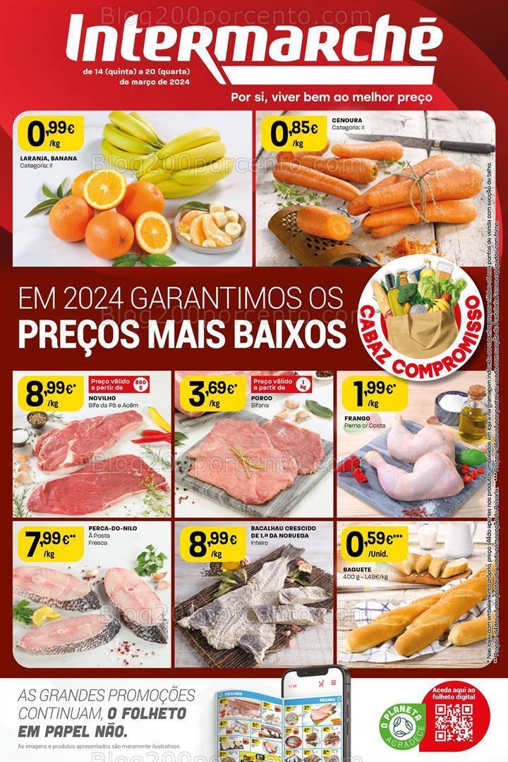 Antevisão Folheto INTERMARCHÉ Super Promoções de 14 a 20 março