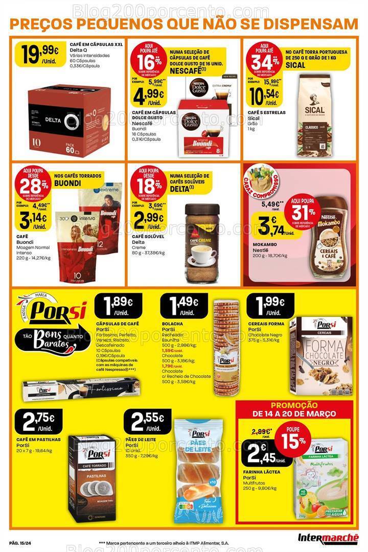 Antevisão Folheto INTERMARCHÉ Super Promoções de 14 a 20 março