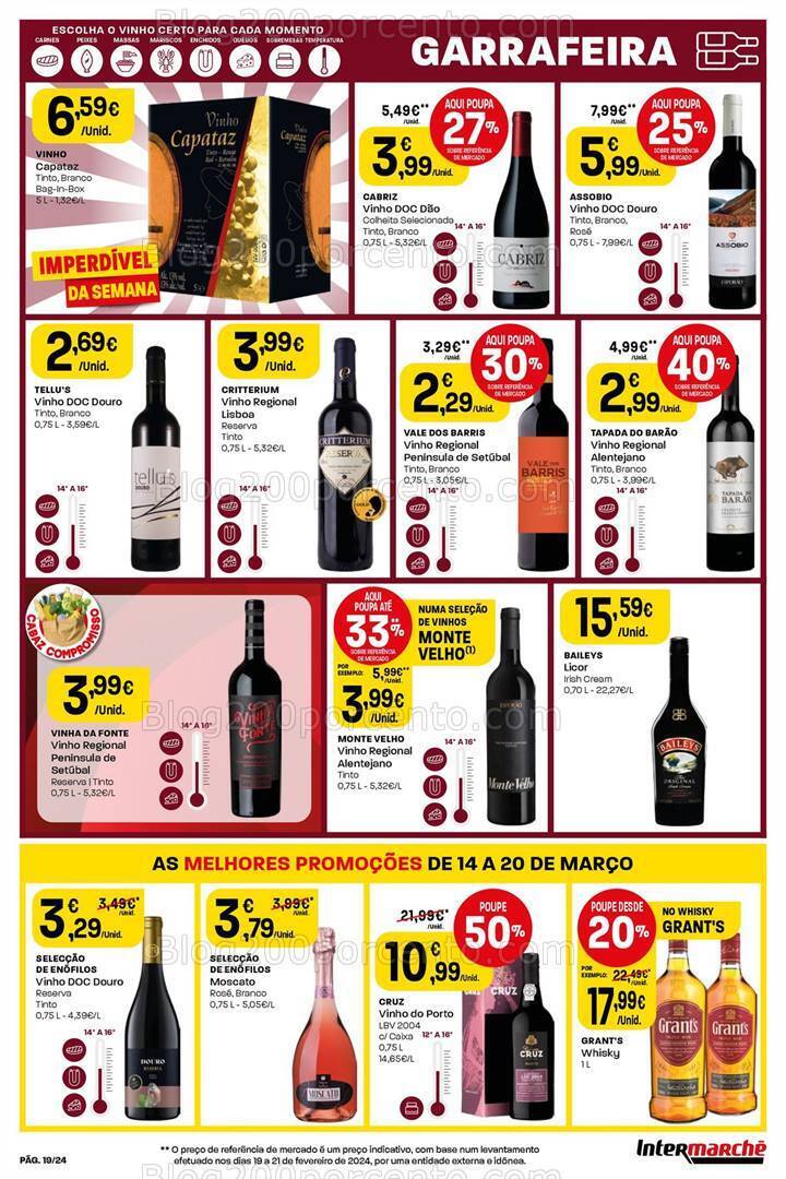 Antevisão Folheto INTERMARCHÉ Super Promoções de 14 a 20 março
