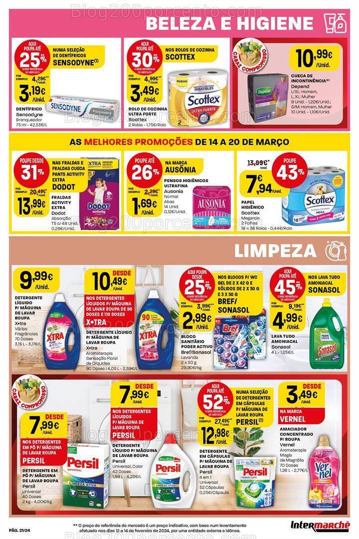 Antevisão Folheto INTERMARCHÉ Super Promoções de 14 a 20 março