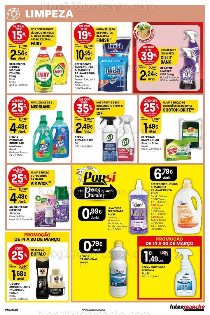 Antevisão Folheto INTERMARCHÉ Super Promoções de 14 a 20 março