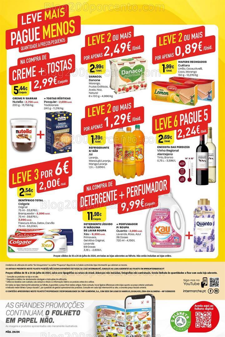 Antevisão Folheto INTERMARCHÉ Super Promoções de 18 a 24 julho