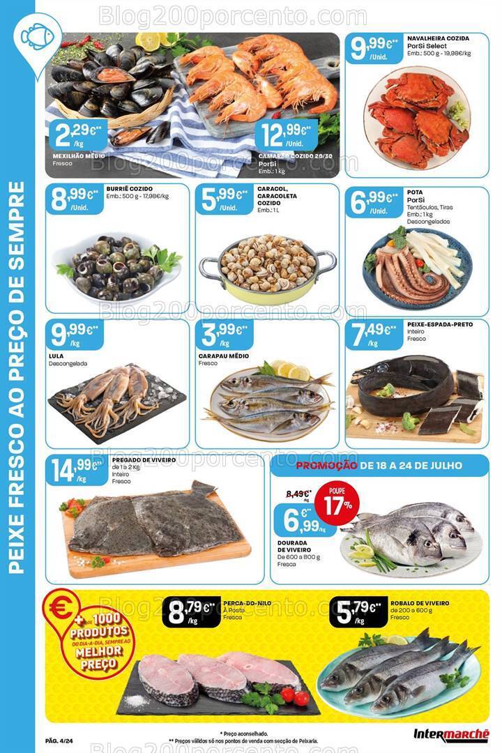 Antevisão Folheto INTERMARCHÉ Super Promoções de 18 a 24 julho