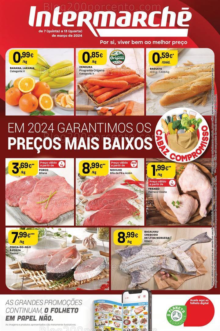 Antevisão Folheto INTERMARCHÉ Super Promoções de 7 a 13 março