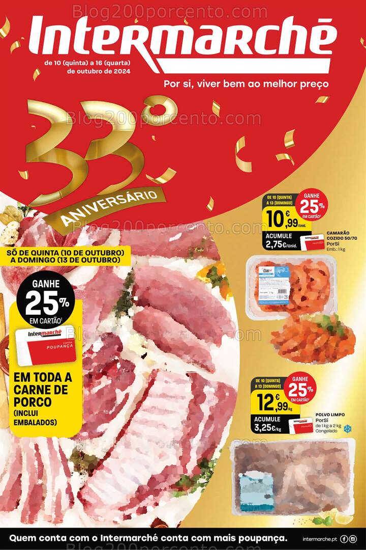 Antevisão Folheto INTERMARCHÉ Promoções de 10 a 16 outubro