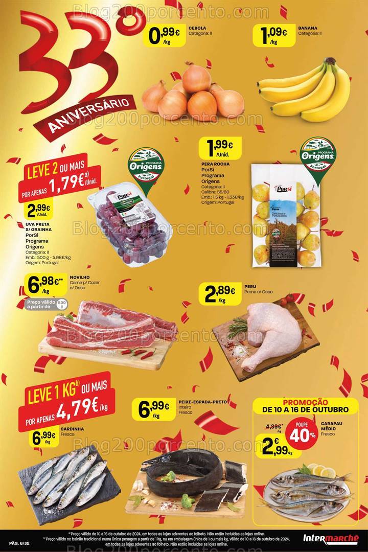 Antevisão Folheto INTERMARCHÉ Promoções de 10 a 16 outubro