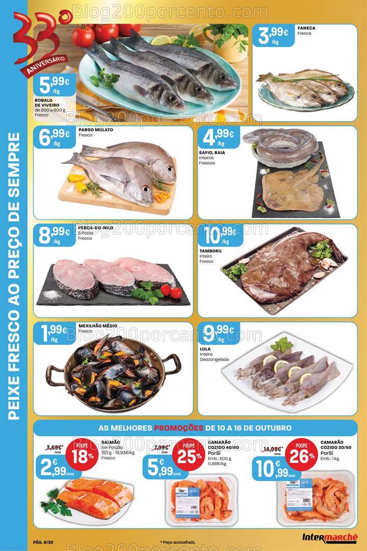 Antevisão Folheto INTERMARCHÉ Promoções de 10 a 16 outubro