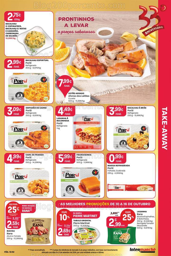 Antevisão Folheto INTERMARCHÉ Promoções de 10 a 16 outubro