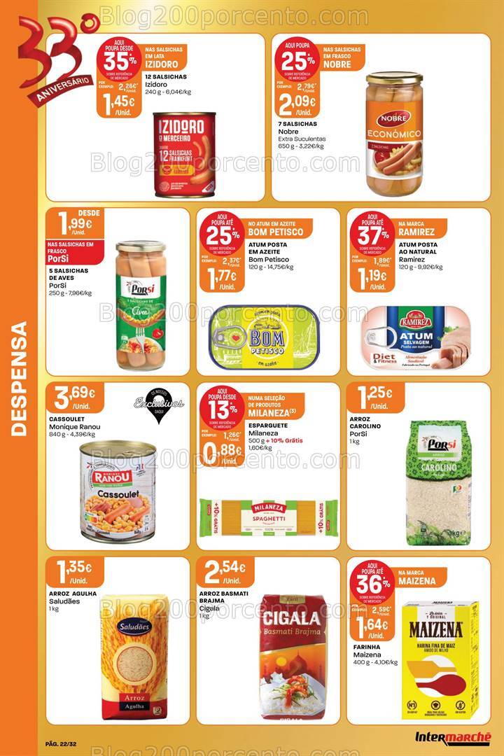 Antevisão Folheto INTERMARCHÉ Promoções de 10 a 16 outubro