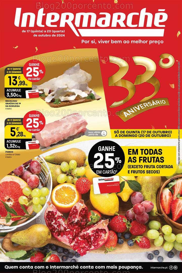 Antevisão Folheto INTERMARCHÉ Super Promoções de 17 a 23 outubro