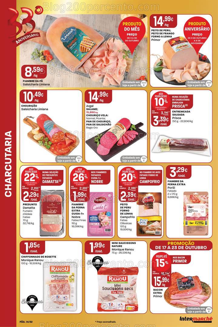 Antevisão Folheto INTERMARCHÉ Super Promoções de 17 a 23 outubro
