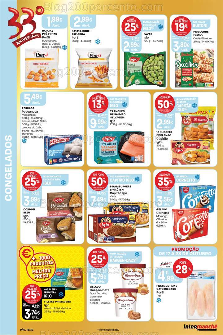 Antevisão Folheto INTERMARCHÉ Super Promoções de 17 a 23 outubro
