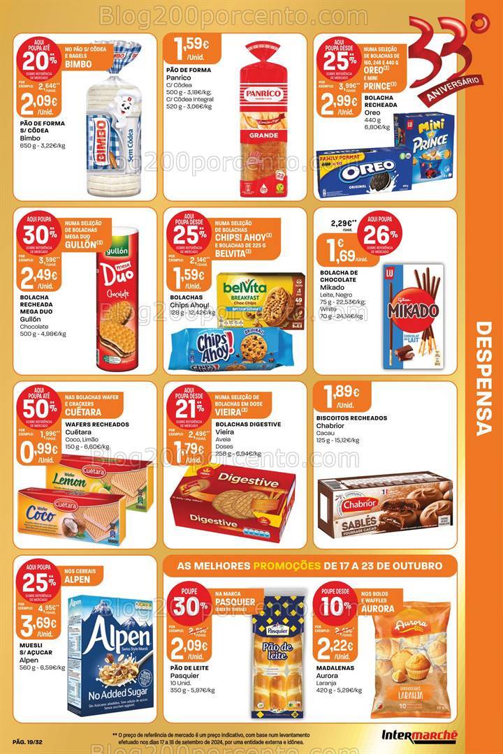 Antevisão Folheto INTERMARCHÉ Super Promoções de 17 a 23 outubro