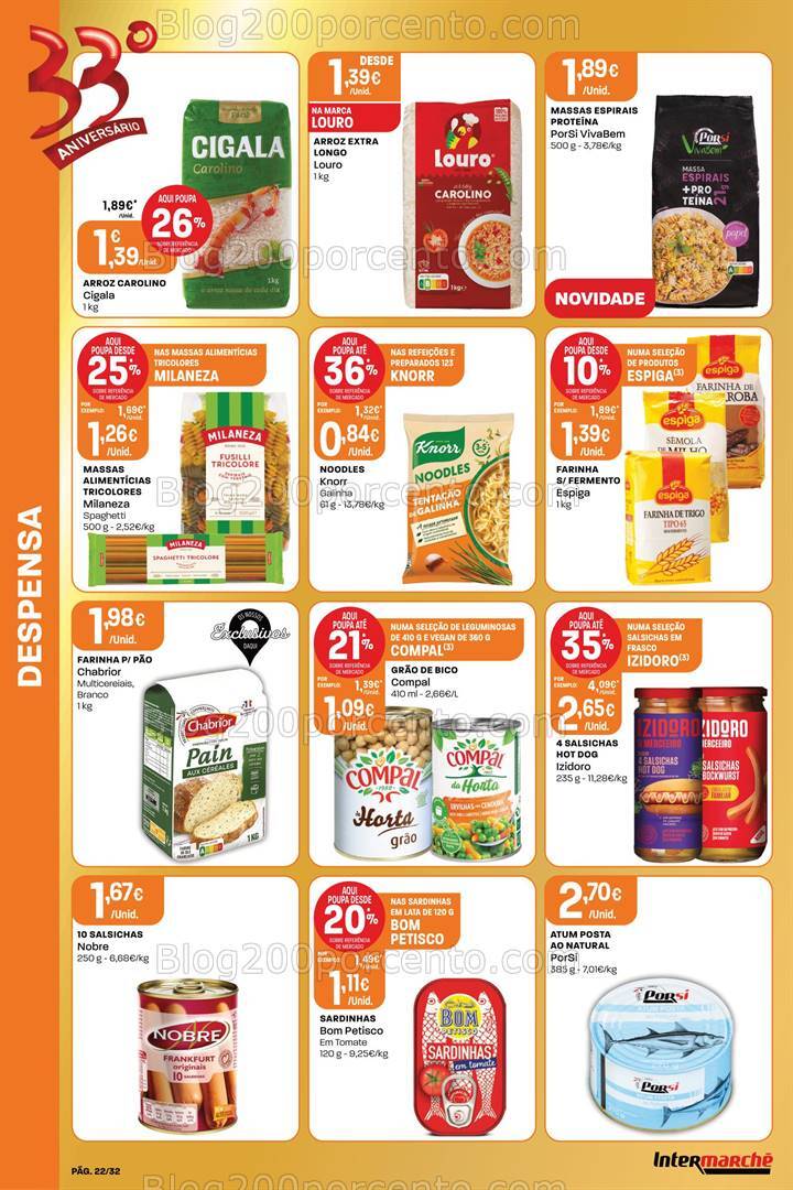 Antevisão Folheto INTERMARCHÉ Super Promoções de 17 a 23 outubro