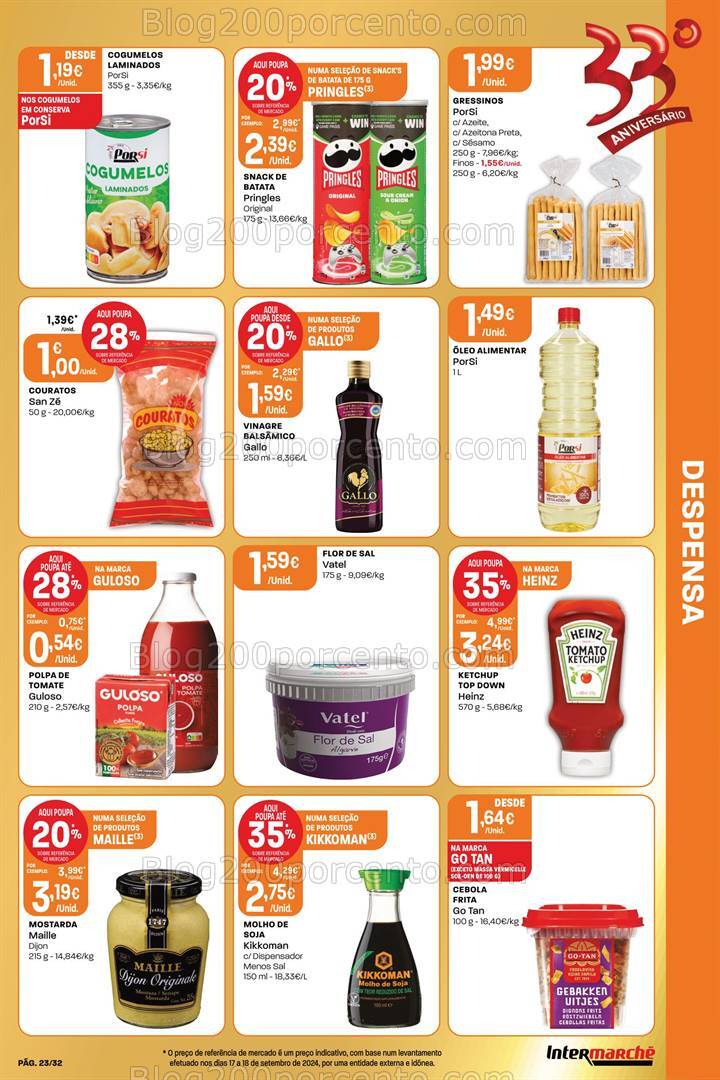 Antevisão Folheto INTERMARCHÉ Super Promoções de 17 a 23 outubro