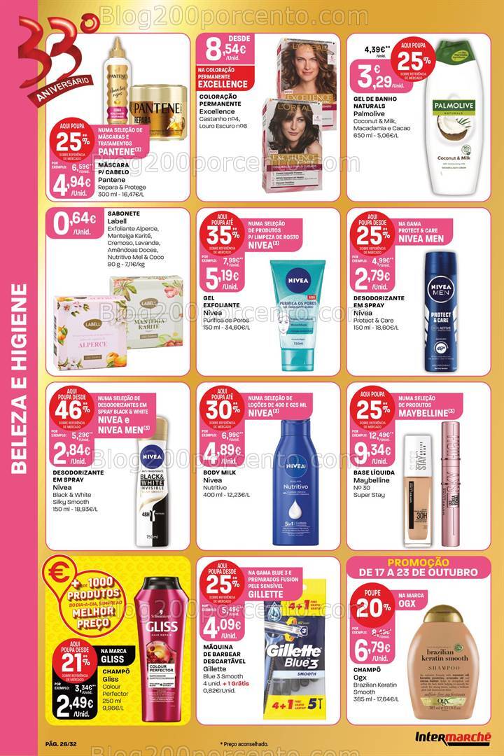 Antevisão Folheto INTERMARCHÉ Super Promoções de 17 a 23 outubro