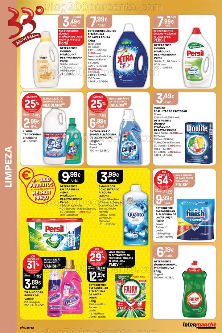 Antevisão Folheto INTERMARCHÉ Super Promoções de 17 a 23 outubro