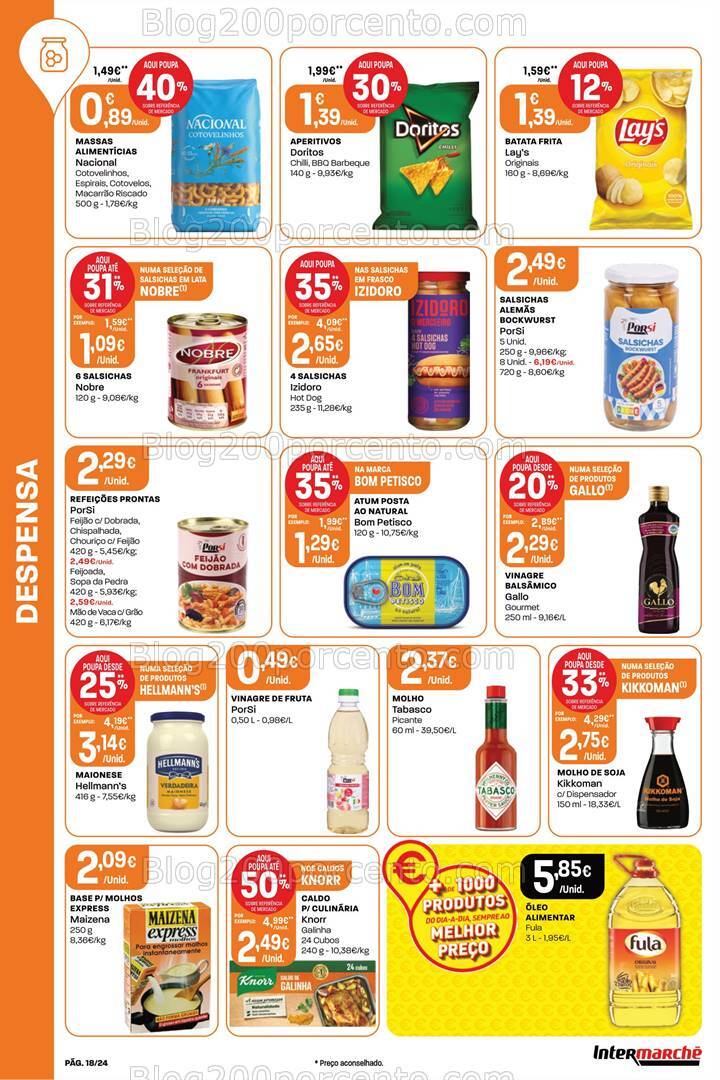 Antevisão Folheto INTERMARCHÉ Promoções de 21 a 27 novembro
