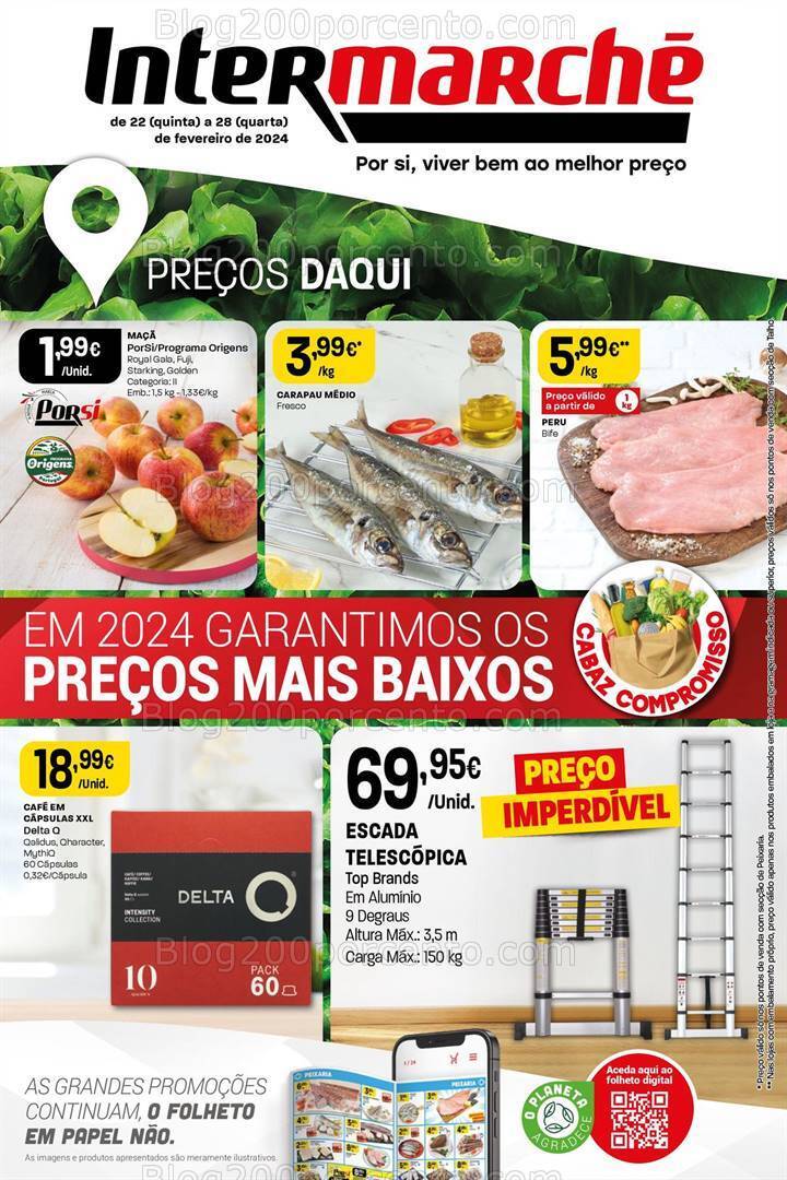 Antevisão Folheto INTERMARCHÉ Promoções de 22 a 28 fevereiro