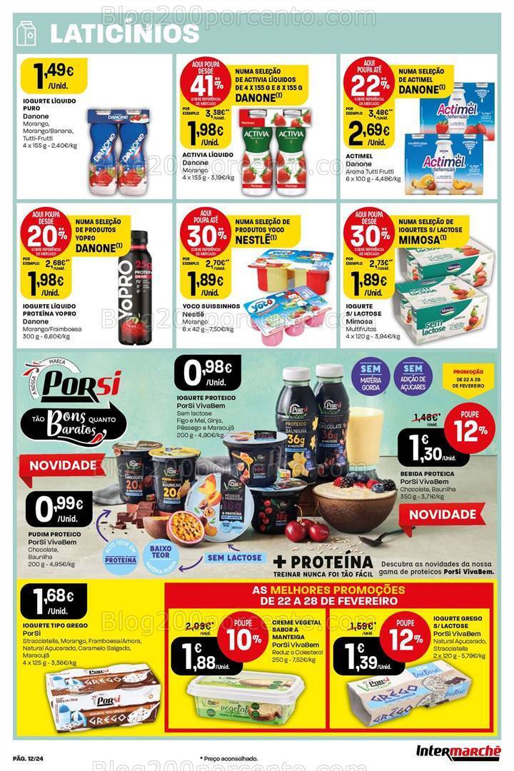 Antevisão Folheto INTERMARCHÉ Promoções de 22 a 28 fevereiro
