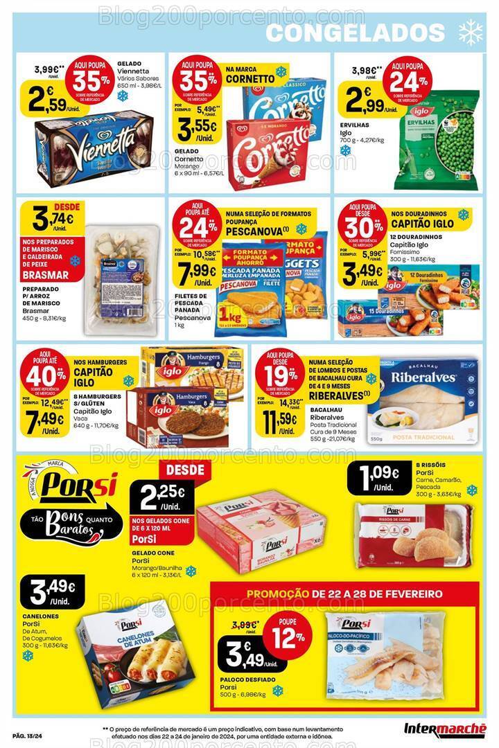 Antevisão Folheto INTERMARCHÉ Promoções de 22 a 28 fevereiro