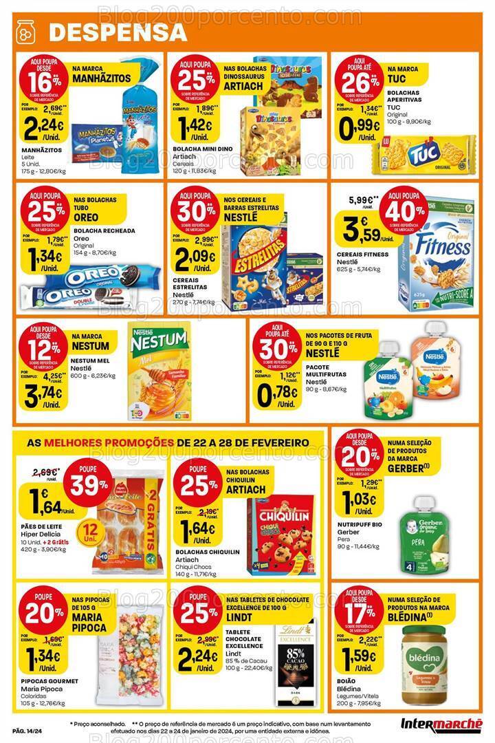 Antevisão Folheto INTERMARCHÉ Promoções de 22 a 28 fevereiro