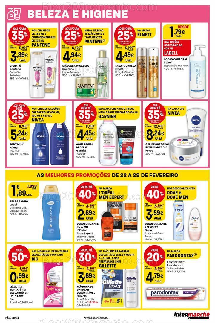 Antevisão Folheto INTERMARCHÉ Promoções de 22 a 28 fevereiro