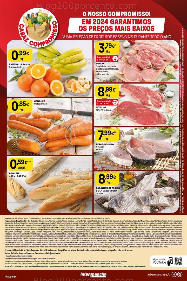 Antevisão Folheto INTERMARCHÉ Promoções de 22 a 28 fevereiro