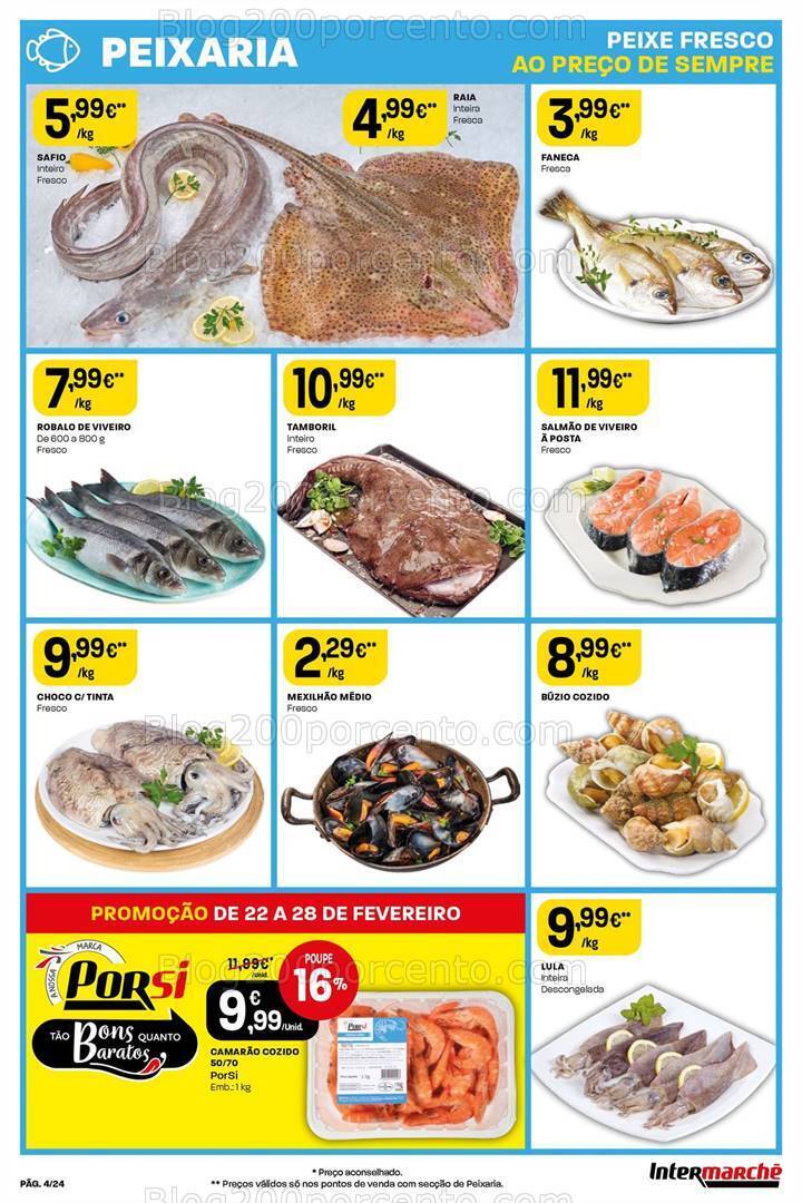 Antevisão Folheto INTERMARCHÉ Promoções de 22 a 28 fevereiro