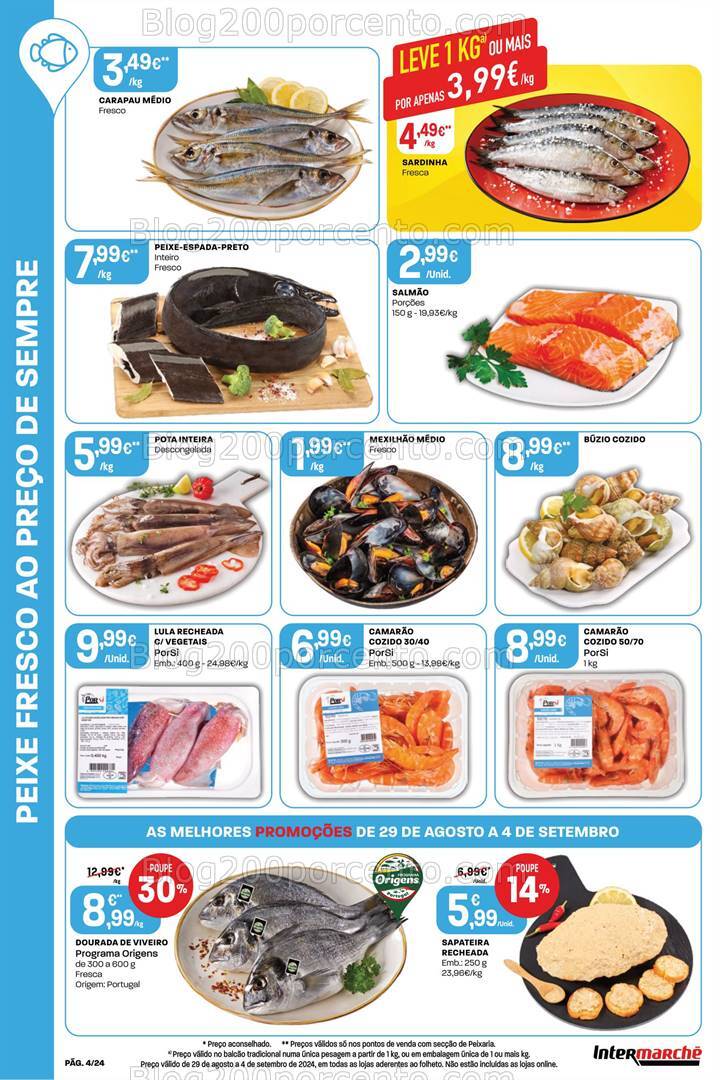 Antevisão Folheto INTERMARCHÉ Promoções de 24 agosto a 4 setembro