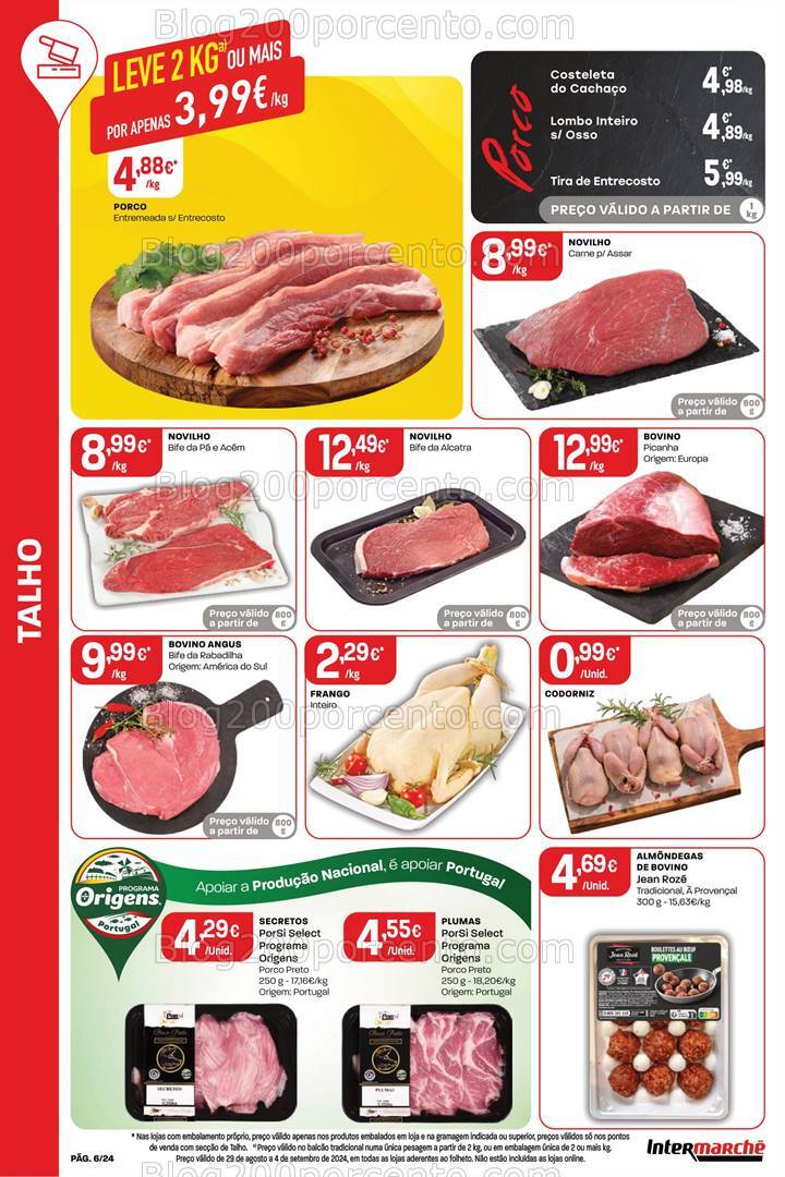 Antevisão Folheto INTERMARCHÉ Promoções de 24 agosto a 4 setembro